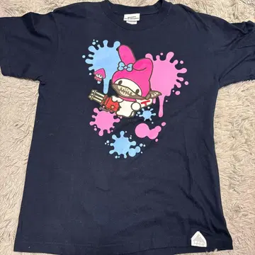 Splatoon2 x Sanrio 캐릭터 T셔츠 M사이즈