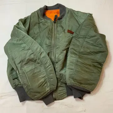 A/W 알파 플라이트 자켓 MA-1 EMAR 지퍼 L