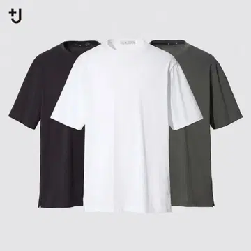 UNIQLO +J 수피마 코튼 릴랙스핏 크루 T 3종 세트