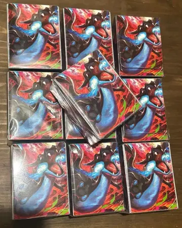 10개 메가 리자몽 X 덱 케이스 덱 박스 포켓몬