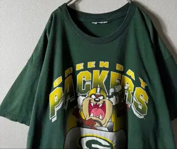 90s NFL 패커스 태즈메이니아 데빌 T셔츠 2XL 상당 1996