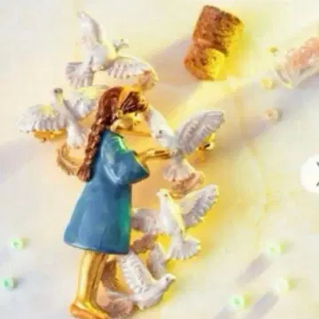 천공의 성 라퓨타 브로치 시타와 하얀 비둘기 파르나토팍