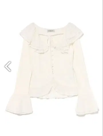 [ 완판템 ] BUBBLES 프릴 레이스 상의