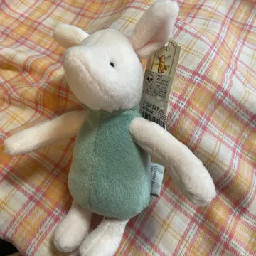 클래식 푸 GUND 피글렛 마스코트 봉제 인형 딸랑이