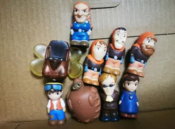 천공의 성 라퓨타 손가락 인형 애니메이션 스타일 피규어 세트 9개 완구