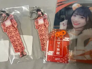 iLiFE! 코구마 마무 아크릴 키링 아크릴 부적 클리어 카드