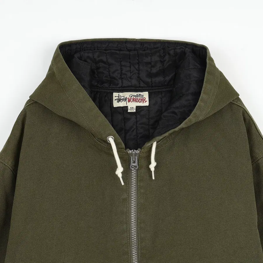 [XXL] Stüssy 保暖帆布工装夹克 橄榄绿