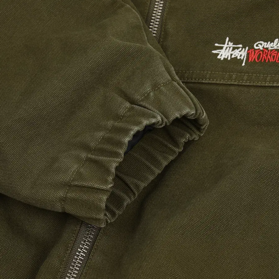 [XXL] Stüssy 保暖帆布工装夹克 橄榄绿