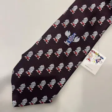울트라맨 넥타이 다크 퍼플