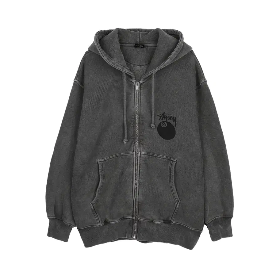 [M] Stüssy 8 Ball Pigment Dyed 连帽衫 黑色