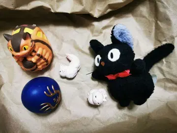 지브리 오키아가리코보시 봉제 인형 라퓨타 마녀 배달부 키키 피규어 세트