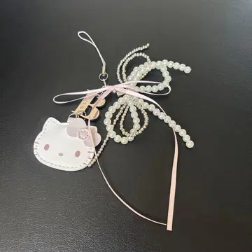HELLO KITTY x BRILMY 거울 포함 비즈 스트랩