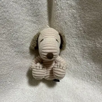 [ 스누피 ] 마스코트 키링 코듀로이 NAKAJIMA