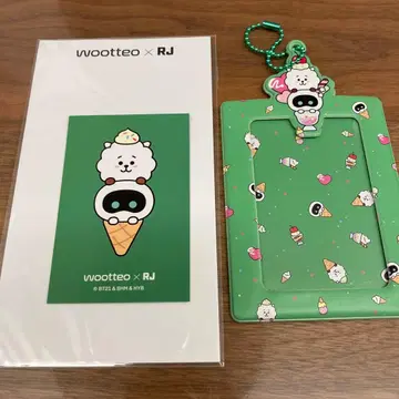 BT21 wootteo x RJ 포토카드 프레임 카드 케이스