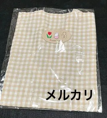 플라워 미피 튤립과 인사 토트백 베이지.