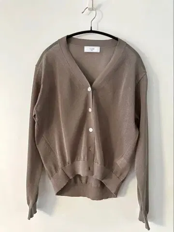 [새상품급] SLOBE IENA 린넨 혼방 시어 가디건