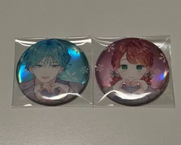 얼굴만으로는 좋아할 수 없어 발렌타인 캔뱃지 우쿄 소토 치켄 사이난