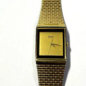 SEIKO 세이코 GALAXY 스퀘어 남성용 손목시계 당시 물품 레트로