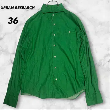 [새상품급] 어반 리서치 도어스 긴팔 셔츠 그린 36 코튼 100%