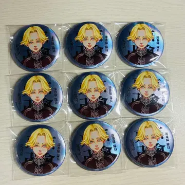 도쿄 리벤저스 이누이 세이슈 매트 메탈릭 캔뱃지 마이키 마트 9개