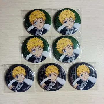 도쿄 리벤저스 하나가키 타케미치 흑백 차이나 트리 빌리지 캔뱃지 7개