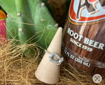 하와이안 주얼리 호스슈 링 실버 #11#13