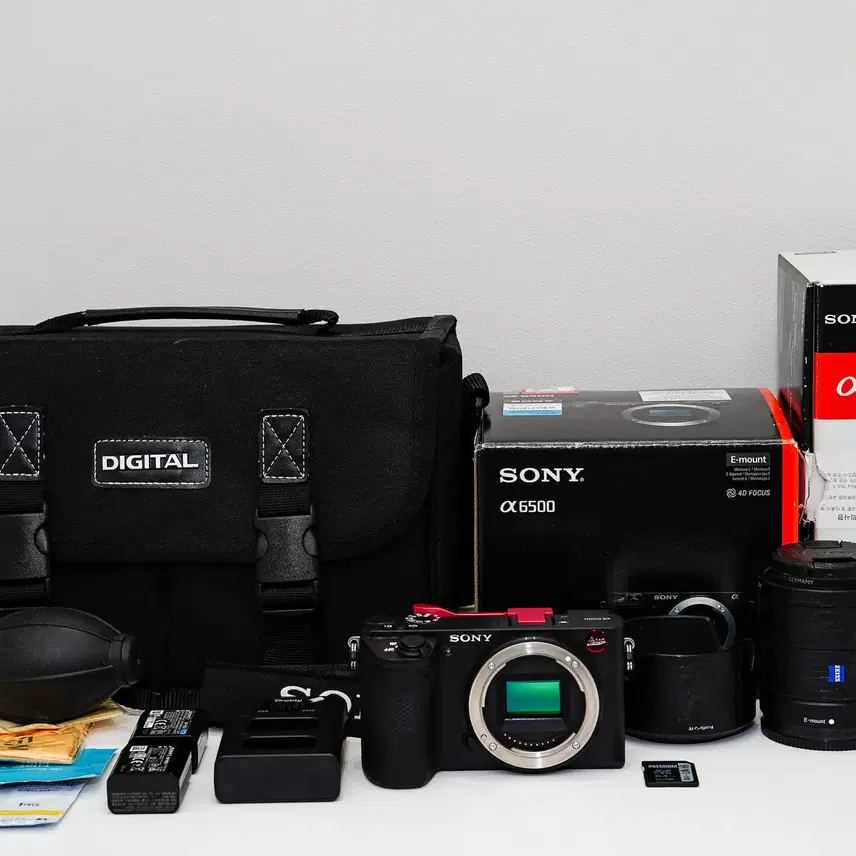 소니 a6500, 소니 24mm F1.8 zeiss렌즈 외 풀구성