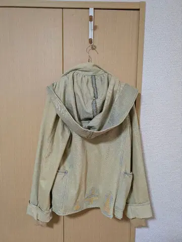 BAGARCH 밀리터리 데님 자켓 후드 부착 M 사이즈 AK-69