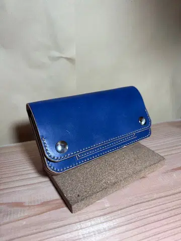 일본산 소가죽 트래커 지갑