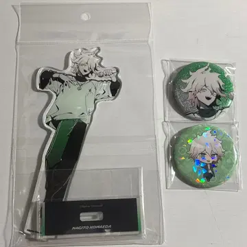 단간론파 라운드 원 아크릴 스탠드 캔뱃지 코마에다 나기토