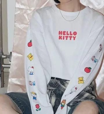 HELLO KITTY x forsky. 프린트 롱T 산리오 키티
