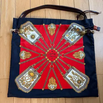 TOPKAPI TREASURE 스카프 패턴 토트백