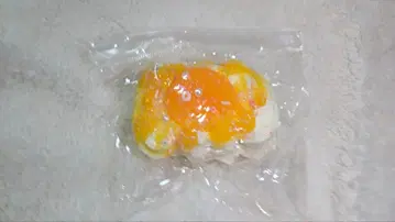 momoco 스퀴즈 귤 케이크 봉투 교체 완료