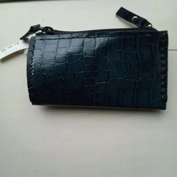 POWER 일본산 소가죽 수제 다크 블루(그린) 키케이스 & 코인 케이스