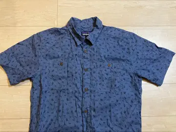 [ patagonia ] 백 스텝 셔츠 반팔 셔츠