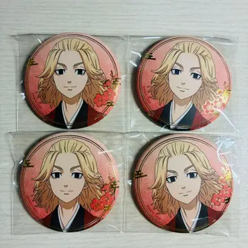 도쿄 리벤저스 사노 만지로 일본 의류 금박 AGF 캔뱃지