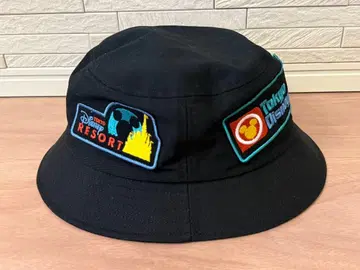 [새상품급] 도쿄 디즈니 리조트 버킷 햇 로고 와펜