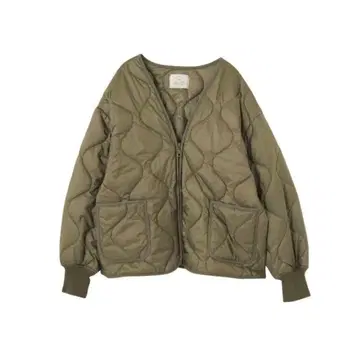 [ Ungrid ] 퀼팅 블루종 퀼팅 자켓