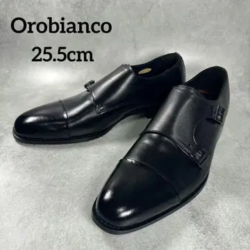 오로비안코 스트레이트 팁 비즈니스 슈즈 25 더블 몽크