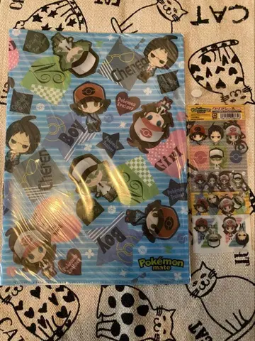 포켓몬 메이트 A4 클리어 파일 클리어 씰