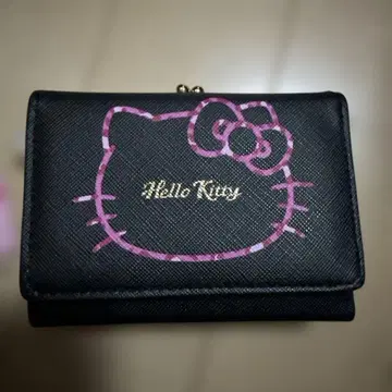 [택 포함 새상품] 산리오 키티 3단 폴더형 접이식 지갑