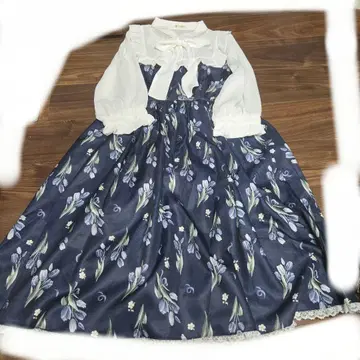 axes femme 튤립 리본 타이 원피스