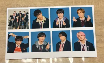 Snow Man 달력 폴라로이드풍 카드