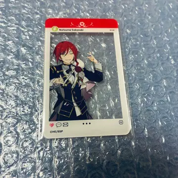 앙스타 가라오케의 철인 카라테츠 SNS풍 아크릴 카드 사카사키 나츠메