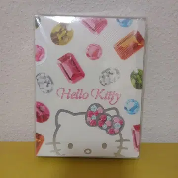 Hello Kitty 보석 디자인 엽서 보관 케이스 [ 미개봉 새상품 ]