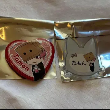 최저가 타몬군 이마돗치 지메하라 콜라보 카페 하트 캔뱃지 이름 배지