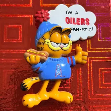 70s 빈티지 가필드 빅 브로치 배지 C