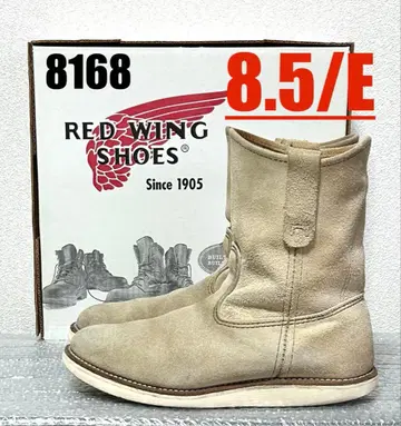 박스 포함 [ 8.5/E ] 페코스 8168 레드윙 하레이