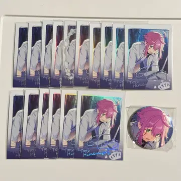히메미야 토리 앙스타 중국 카드 캔뱃지 세트