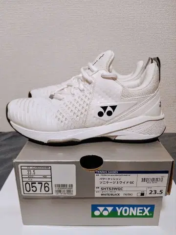YONEX 테니스화 SHTS3WGC 23.5 화이트